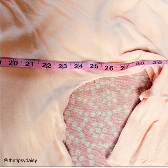 Softest peach flutter boho top NWT - Picture 6 of 7